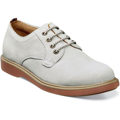 Supacush Jr - White Suede by Florsheim - Ponseti's Shoes