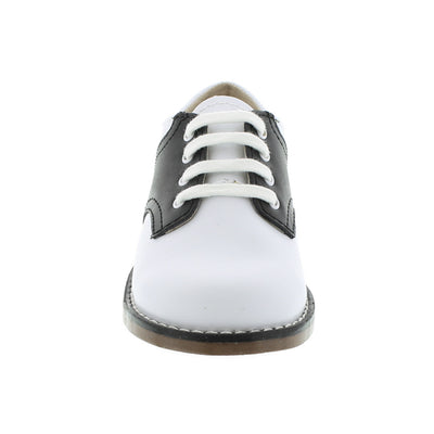 Cheer - White & Black Saddle by Footmates - Ponseti's Shoes