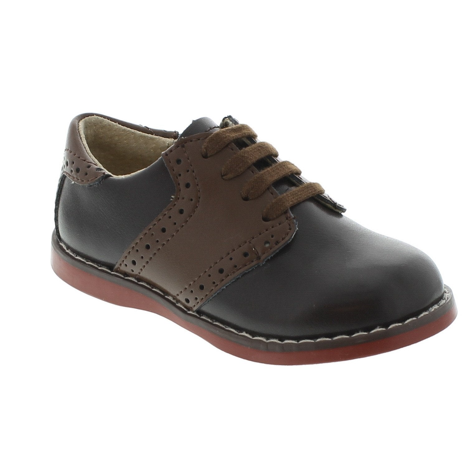 Connor - Brown & Taffy Saddle by Footmates - Ponseti's Shoes