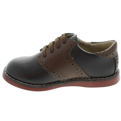 Connor - Brown & Taffy Saddle by Footmates - Ponseti's Shoes