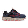 Wind Shield - Navy / Red Lace
